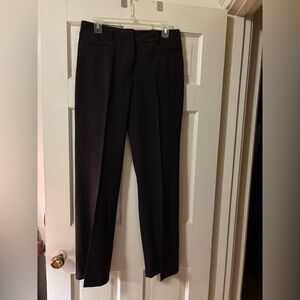 Misses NWT  dark brown, classic fit, straight leg slacks